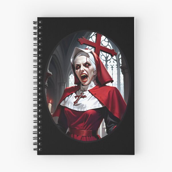 Item preview, Creepy Demonic Zombie Nun designed and sold by TheArtOfPat.