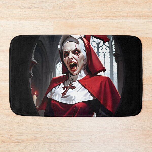 Item preview, Creepy Demonic Zombie Nun designed and sold by TheArtOfPat.