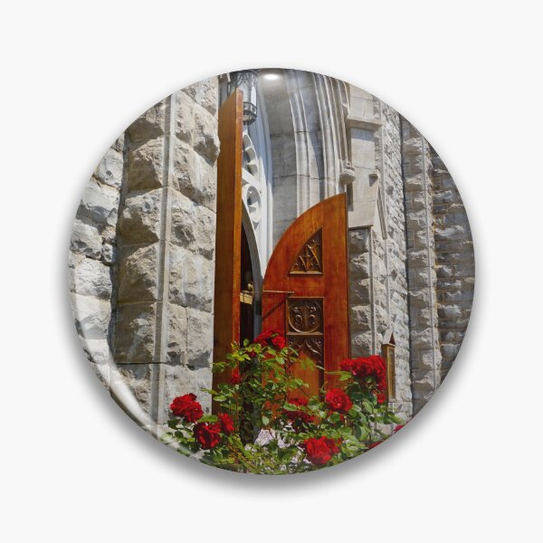 Item preview, Church Entrance, beautiful  Red Roses designed and sold by corichard.