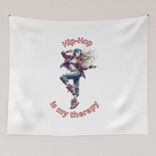Item preview, “Hip-hop is my therapy” designed and sold by CHRIST5000.