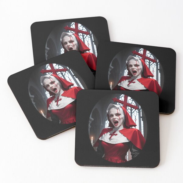 Item preview, Creepy Demonic Zombie Nun designed and sold by TheArtOfPat.