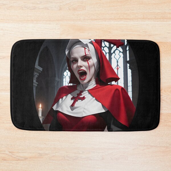 Item preview, Creepy Demonic Zombie Nun designed and sold by TheArtOfPat.