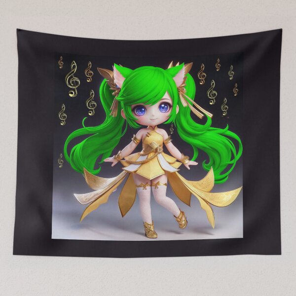 Item preview, Yellow Chibi Spirit Fox Hikari designed and sold by CHIBI_POPZ.