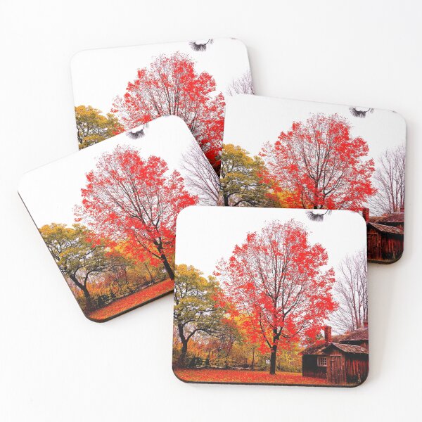 Item preview, Autumn gold Red and Yellow leaves designed and sold by corichard.