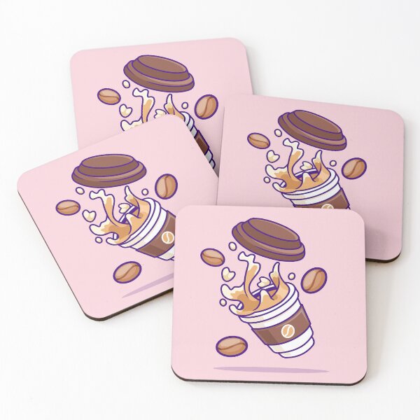 Item preview, "Bean Brew Bliss: Cartoon Coffee Cup Vector Icon designed and sold by hjian8219.