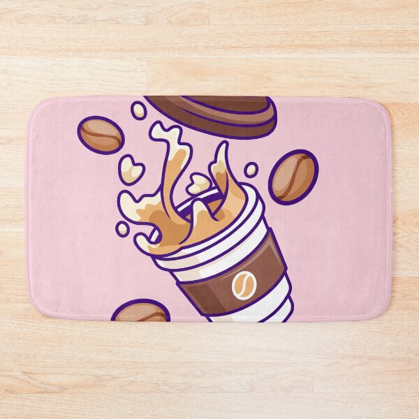 Item preview, "Bean Brew Bliss: Cartoon Coffee Cup Vector Icon designed and sold by hjian8219.