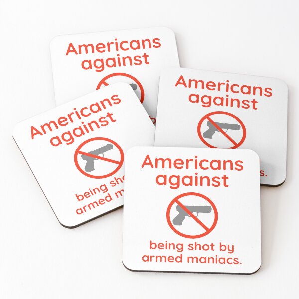 Item preview, Americans against being shot by armed maniacs  designed and sold by Rachel the Artist .