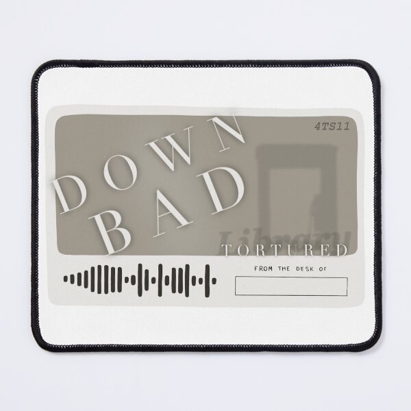 Item preview, Down Bad Library Card designed and sold by notastranger.
