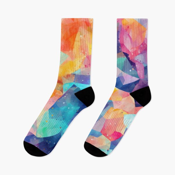 Item preview, Abstract Vibrant Geometric Mosaic Pattern designed and sold by bubblegoth.