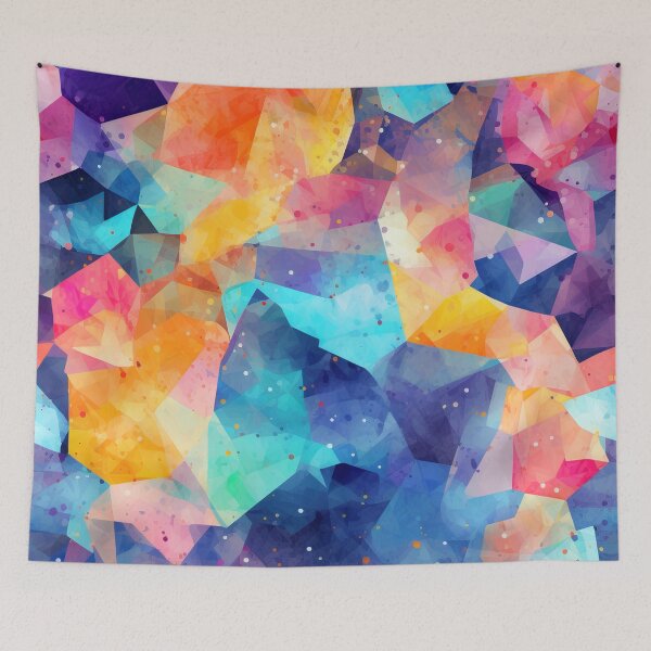 Item preview, Abstract Vibrant Geometric Mosaic Pattern designed and sold by bubblegoth.