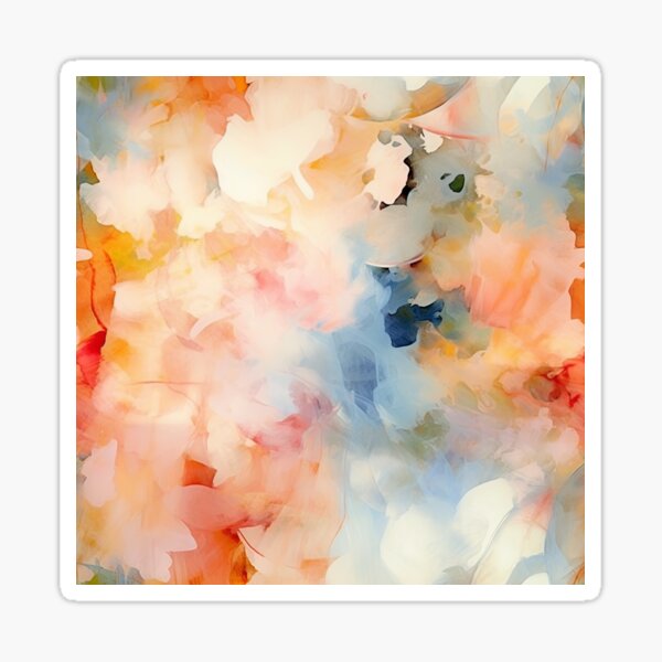 Item preview, Vibrant Modern Pastel Brushstroke Pattern designed and sold by bubblegoth.