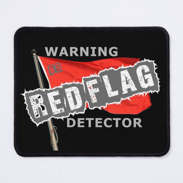 Item preview, red flag bs warning detector designed and sold by LaughingProf.