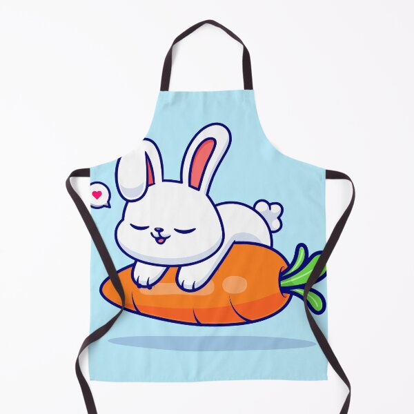 Item preview, "Carrot Nap: Cute Cartoon Rabbit Vector Icon designed and sold by hjian8219.