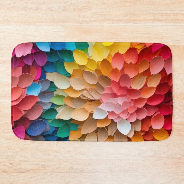 Item preview, Vibrant Neon Floral Petal Pattern designed and sold by bubblegoth.