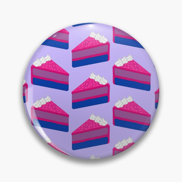 Item preview, Pattern of Delicious Slices of Bisexual Cake designed and sold by AroAxel.