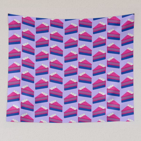 Item preview, Pattern of Delicious Slices of Bisexual Cake designed and sold by AroAxel.