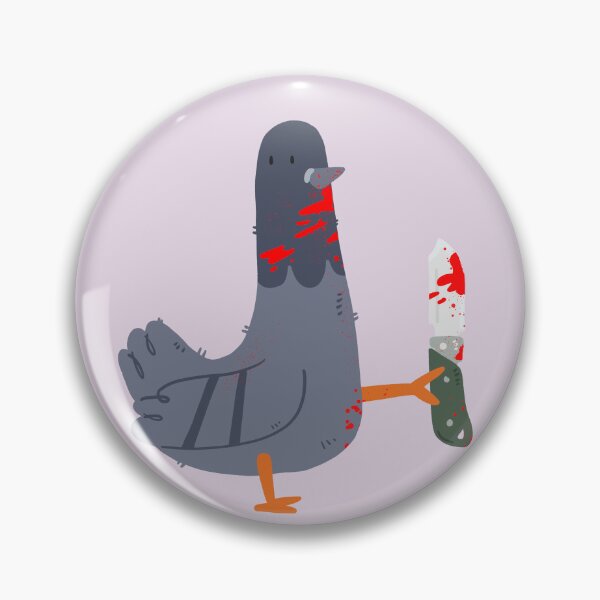Item preview, Pigeon with Pocket knife... *cutely designed and sold by RNASstuff.