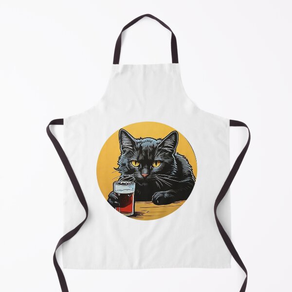 Item preview, Funny cat drinking beer designed and sold by thesnakeater.