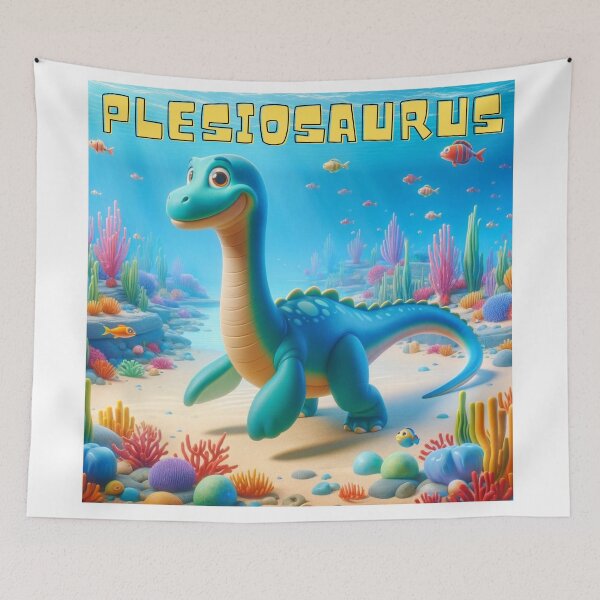 Item preview, Friendly 3D Plesiosaurus designed and sold by ArtemisDesignAI.
