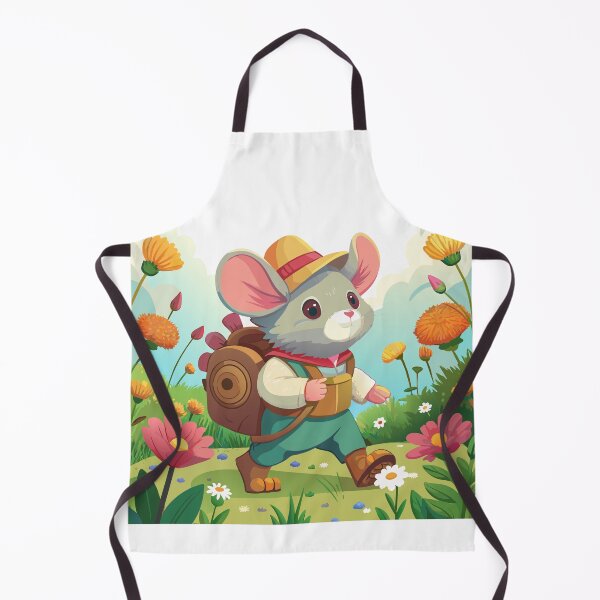 Item preview, Fluffy Mouse's Backpack Journey designed and sold by omerfdln34.