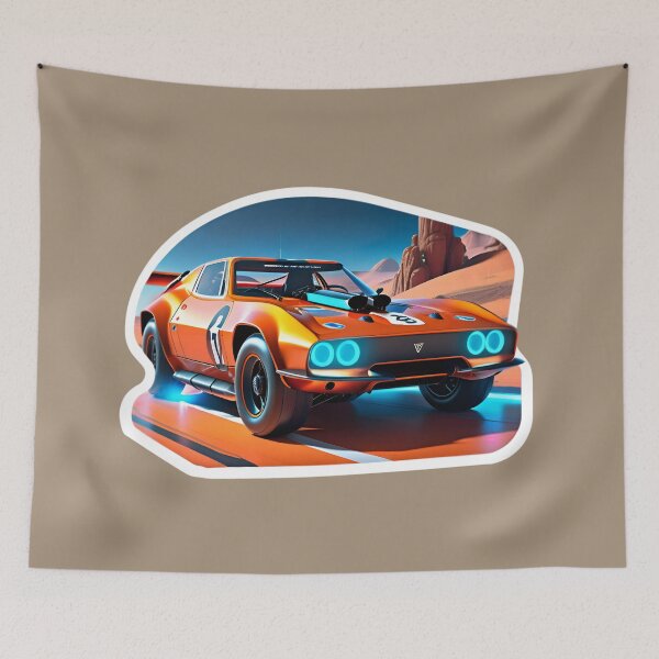 Item preview, Cool Futuristic Electric Racing Car On Mars designed and sold by TheArtOfPat.