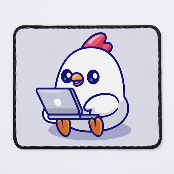 Item preview, Tech Chick: Cute Cartoon Vector Icon designed and sold by hjian8219.
