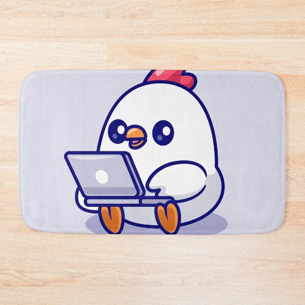 Item preview, Tech Chick: Cute Cartoon Vector Icon designed and sold by hjian8219.