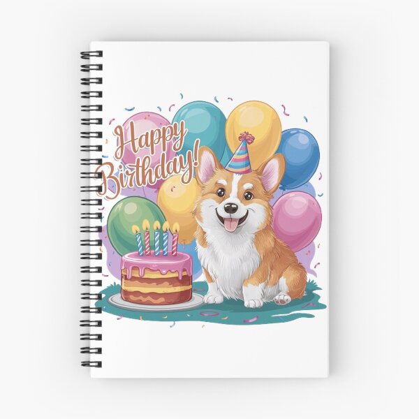 Item preview, Corgi Birthday Wishes A Paw-sitively Happy Celebration designed and sold by SellingWSarah17.