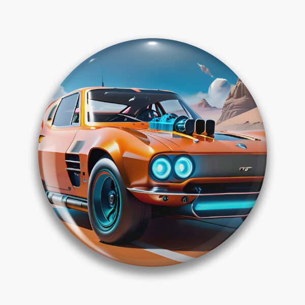 Item preview, Cool Futuristic Electric Racing Car On Mars designed and sold by TheArtOfPat.