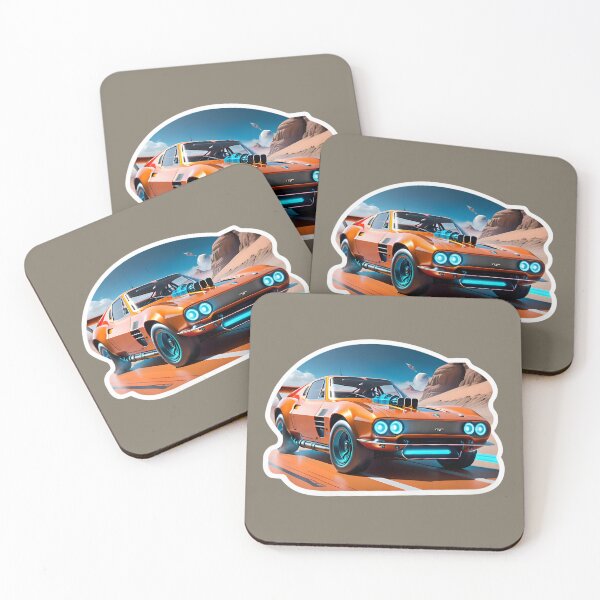 Item preview, Cool Futuristic Electric Racing Car On Mars designed and sold by TheArtOfPat.