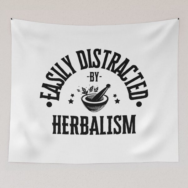Item preview, Easily Distracted By Herbalism designed and sold by S-Q-Studios.