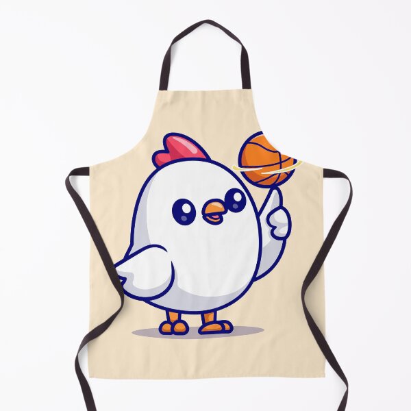 Item preview, Clucker Hoops: Cute Cartoon Chicken Vector Icon designed and sold by hjian8219.