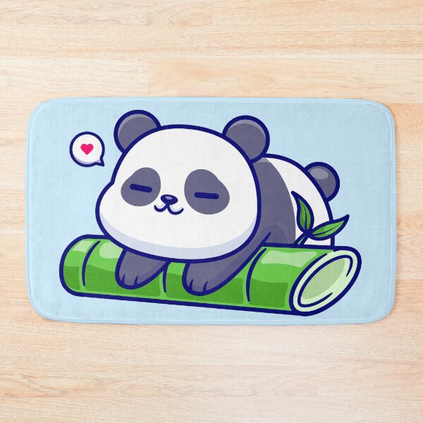 Item preview, Bamboo Naptime: Cute Cartoon Panda Vector Icon designed and sold by hjian8219.