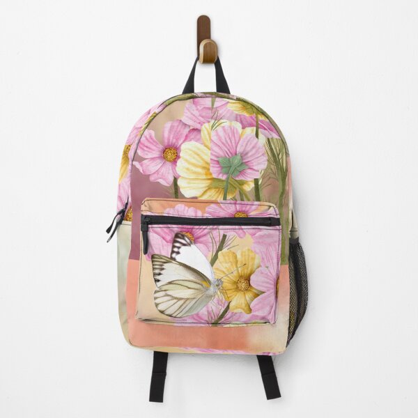 Item preview, Soft Pink, Yellow Flowers, Butterfly designed and sold by WhiteSoftPetals.