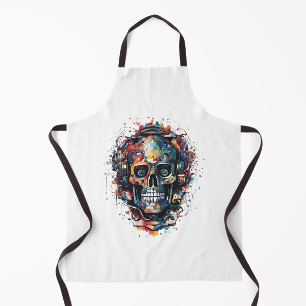 Item preview, Colorful Skull with Headphones - Unique, Stylish, and Trendy Design by TRYKID designed and sold by TRYKID.