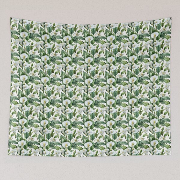 Item preview, Calla Lily Floral Pattern White Flower designed and sold by CarpanaBay.