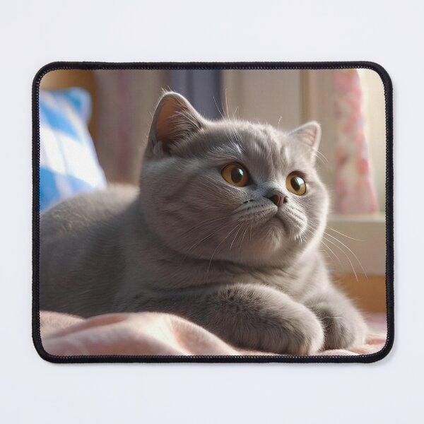Item preview, British short hair scottish cat in AI designed and sold by TatStudio55.
