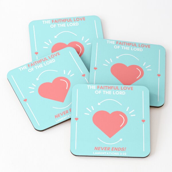 Item preview, Faithful Love of the Lord - Blue Christian Sticker designed and sold by AestheticBoho.