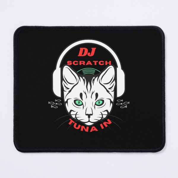 Item preview, DJ Cat Scratch Tune In designed and sold by SZPdezigns.