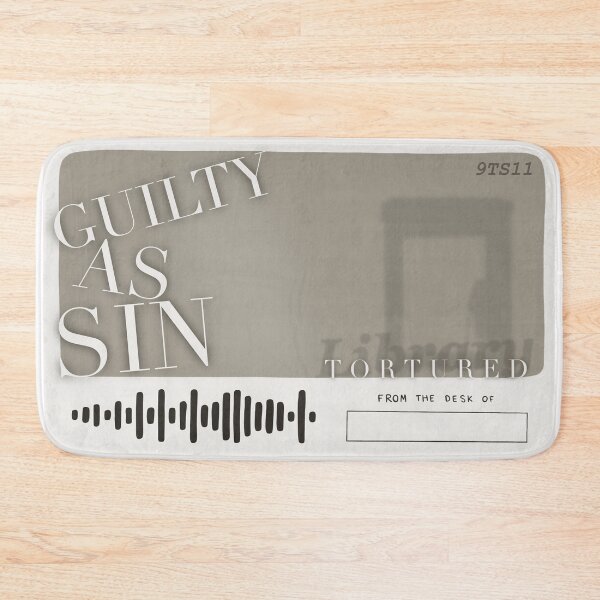 Item preview, Guilty As Sin Library Card designed and sold by notastranger.