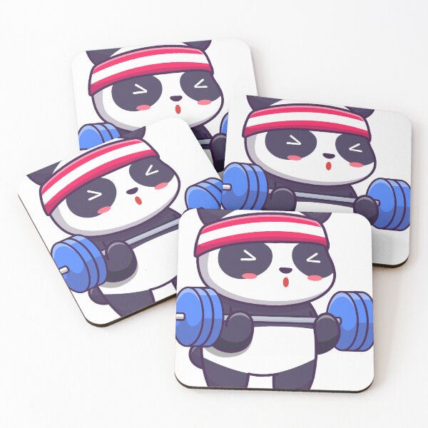 Item preview, Gym Panda Workout Exercise Fitness Graphic designed and sold by socialarmour.