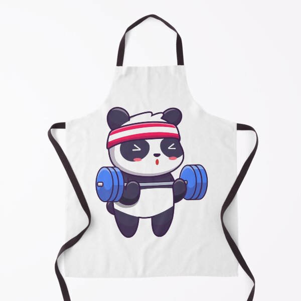 Item preview, Gym Panda Workout Exercise Fitness Graphic designed and sold by socialarmour.