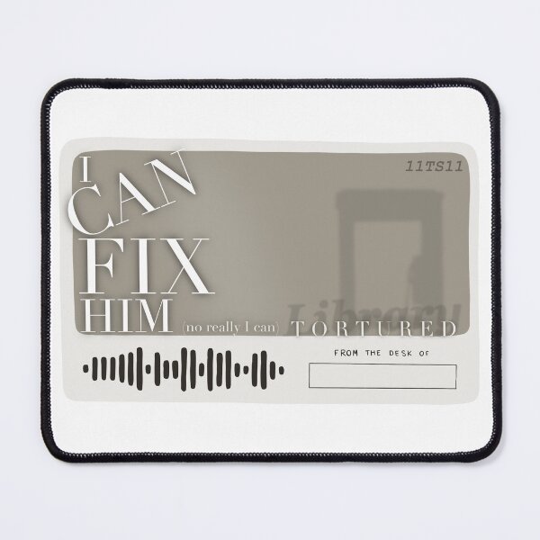 Item preview, I Can Fix Him Library Card designed and sold by notastranger.