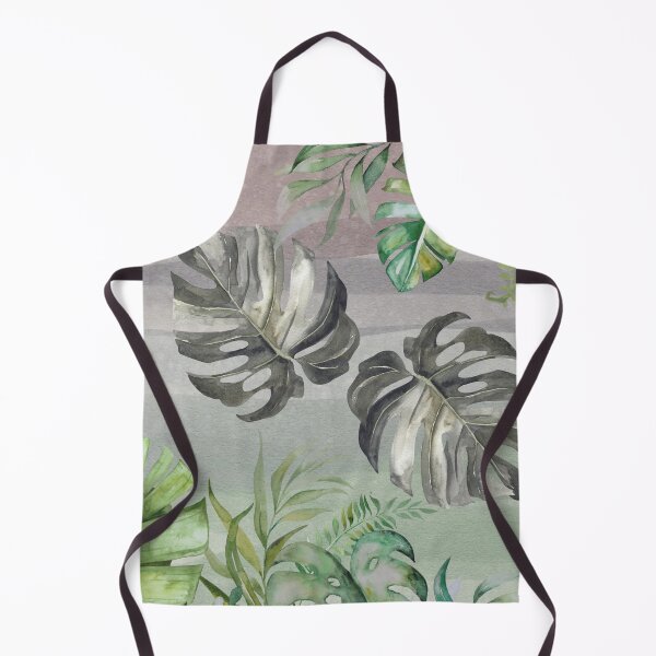 Item preview, Tropical Leaves Water Color Background designed and sold by WhiteSoftPetals.