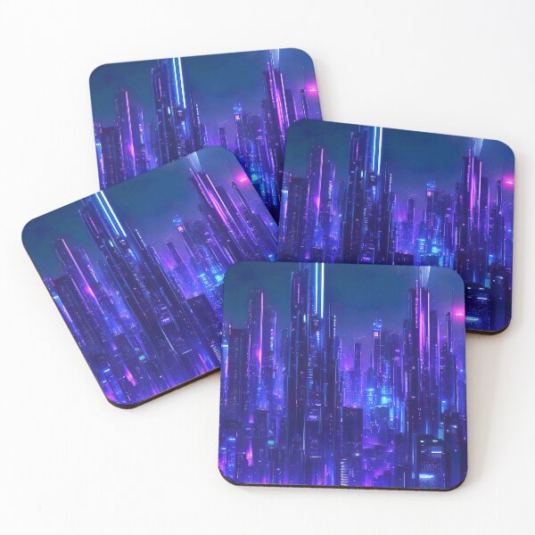 Item preview, Cyberpunk Cityscape designed and sold by Seviin10.