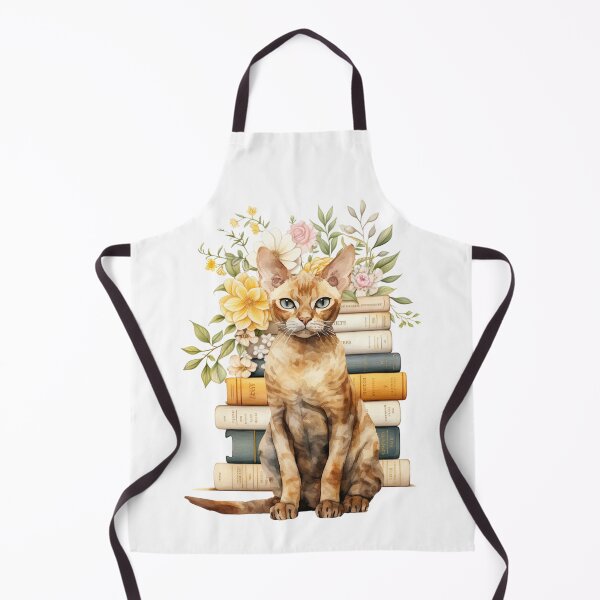Item preview, German Rex Cat And Books designed and sold by TheAnimalZ00.