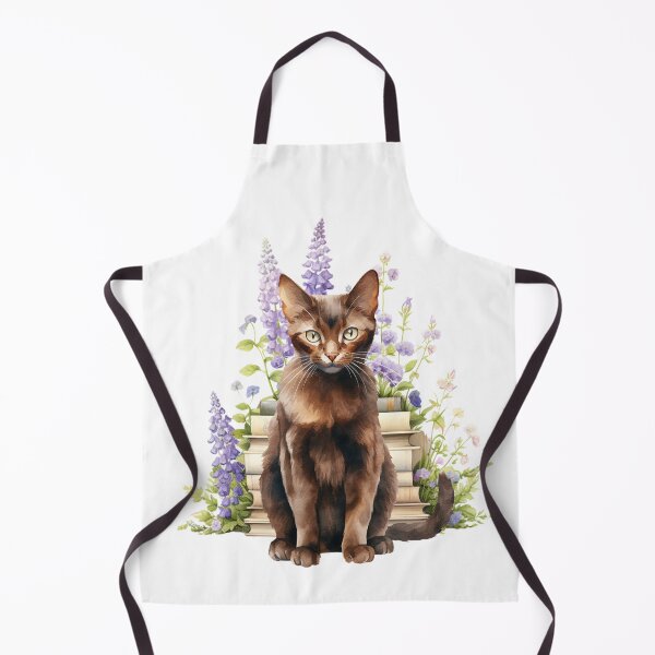 Item preview, Havana Brown Cat And Books designed and sold by TheAnimalZ00.
