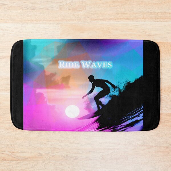 Item preview, Ride Waves - Sunset Surfer Artwork designed and sold by AmvaDesigns.