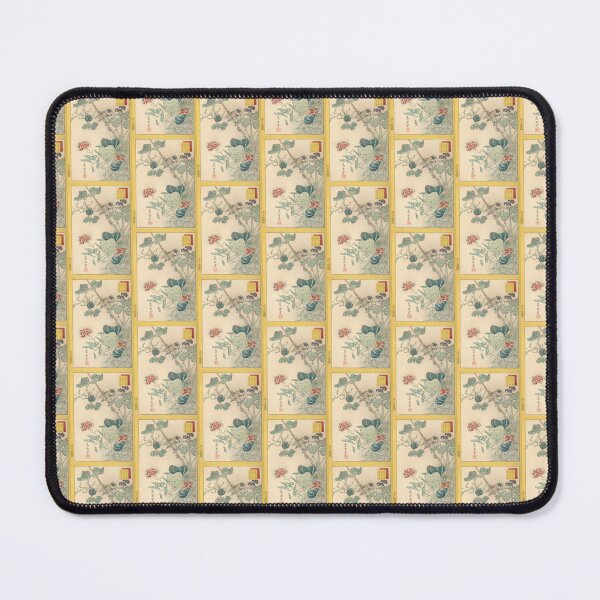 Item preview, Sugakudo (No. 6) White-cheeked Bunting, Wisteria Bean, and Wild Carnation designed and sold by TeeARTHY.