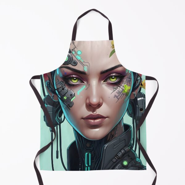 Item preview, Cyberpunk Female Portrait (Spring Theme) designed and sold by papi1998.